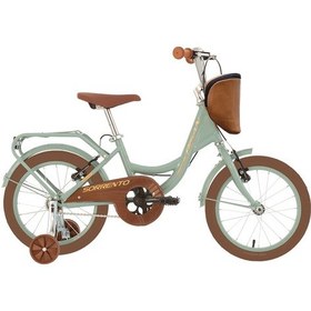 Resim Bisan Sorrento-s Kız Çocuk Bisikleti 26cm 16 Jant Yeşil Silver Çok Renkli 