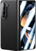 Resim Galaxy Z Fold 5 Uyumlu Combo 3lü Aksesuar Set 600D Kevlar Kapak Ekran Koruyucu Lens Koruyucu Benks