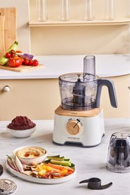 Resim Karaca Mastermaid Power Max 11 in 1 2500W Mutfak Robotu Wood Craft 