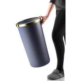 Resim Lacivert 35 Lt Çöp Kovası, Şık ve Dayanıklı Ev ve Ofis Kullanımı Için Ideal 