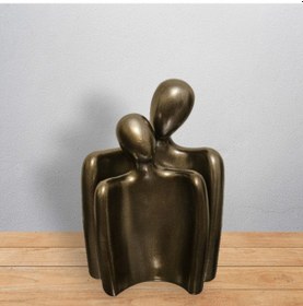 Resim Yeşil Dikey Taşlı Tavuskuşu Dekoratif Obje - Gümüş 