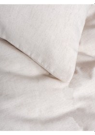 Resim Cotton Box Cotton Keten Çift Kişilik Nevresim Takımı Basic Bej Bej 