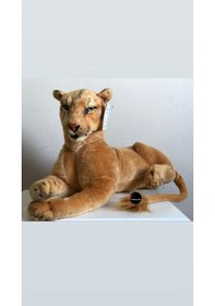 Resim Oyuncak Aslan Peluş Dev Boy 100 Cm Kahverengi 