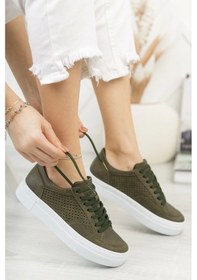 Resim Ch015 Cbt First Edition Kadın Ayakkabı Hakı Çok Renkli 