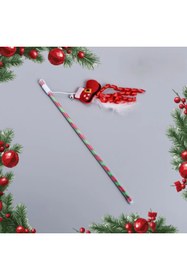 Resim Eco Lounge Yılbaşı Temalı Zilli Kedi Oyun Oltası 