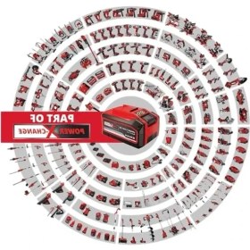 Resim Larskas Akülü Çim Biçme Makinesi, 3 Kademeli Yükseklik Ayarı 30-70 Mm, Kömürsüz Motor 
