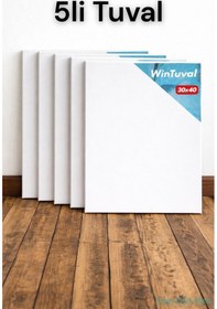 Resim WinTuval Standart Tuval 30x40 5li 