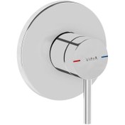 Resim VitrA Origin A42621 Ankastre Lavabo Bataryası, Duvardan Kontrol, Sıva Üstü, Krom 