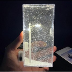 Resim Büro Ev Ofis Dekoru İçin Sokak Lamba Tasarımlı Kar Küresi 