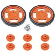 Resim 70x11mm Geçmeli Tekerlek Seti Kırmızı 