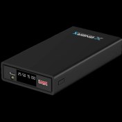 Resim Enerx Powerbank 20000 mAh 2.1 Amper LED Göstergeli ENR-P2025DC Siyah 