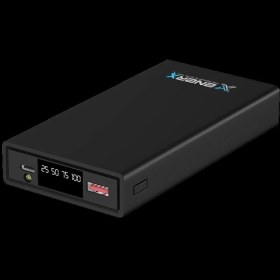 Resim Enerx Powerbank 20000 mAh 2.1 Amper LED Göstergeli ENR-P2025DC Siyah 