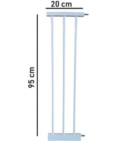Resim Evokids Ekstra Uzun Çocuk Güvenlik Kapı - Uzatma Aparatı - 20 