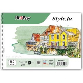 Resim Herboy Resim Defteri 35*50 180G/M2 15 Yaprak HRB-39633 
