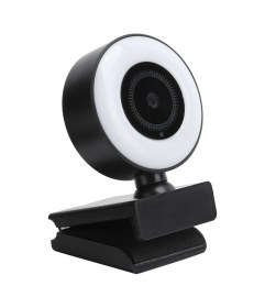 Resim Shineyee A40 Usb Webcam 1080p Hd İle Işıklı Dairesel Işık, Mikrofonlu Bilgisayar/laptop İçin Konferans, Canlı Yayın, Öğrenme 