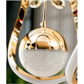 Resim sierra Şık Sarkıt Gold Kaplama Oturma Yatak Mutfak Çocuk Odası Duvar LED Pilli Aplik 