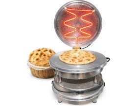 Resim Gemicioğlu Exclusive Jumbo Boy Çelik Elektrikli Tandır 55 cm Lahmacun Lavaş Taptapa Ekmek Yapma, Kızartma Makinası Katmer Fırın 