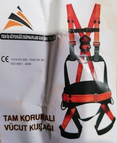 Resim Topçu Paraşüt Tipi Bel Destekli Emniyet Kemeri 