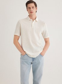 Resim Ecru Polo Shirt - Ecru / L 