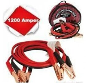 Resim Dörtlü Ürün Trafik Seti+Çantalı Akü Takviye Kablosu+Kriko+Bijon Anahtarı 