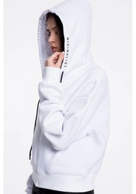 Resim Caya Beyaz Kadın Sweatshirt Beyaz 