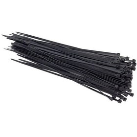 Resim 30 Cm 3.6 Mm 100 Adet Siyah Kablo Kelepçesi Cırt Kelepçe 