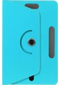 Resim iPad Uyumlu 7. Nesil 10.2" Dönerli Standlı Deri Tablet Kılıfı - Nano Cam Ekran Koruyucu 