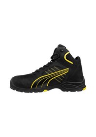 Resim Puma Safety Amsterdam Sarı Siyah Mid Alüminyum Burunlu İş Ayakkabısı S3 Src 