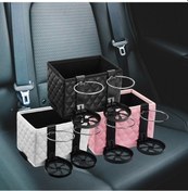 Resim Dancemonkey Cbtx Araba Kutusu Katlanır Saklama Çubuklu Su Bardağı Deri Bej 