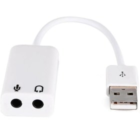 Resim Usb Ses Kartı Çevirici 7+1 Dönüştürücü Laptop Harici Ses Kartı 