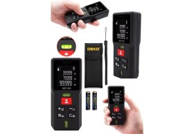 Resim Yüksek Hassasiyetli Dijital Gösterge 60MT Mesafe Ölçüm Lazermetre Lazer Çizgi Mesafe Ölçme Makinesi 