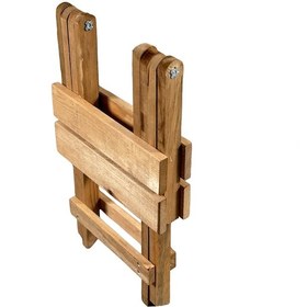 Resim Weblonya Ahşap Tabure Katlanır Kamp Taburesi 2046 Kahverengi 