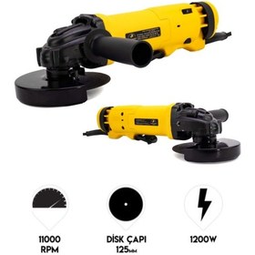 Resim Branzeg 1200w 6 Devirli Avuc Taşlama Spral Spiral Brz6av 