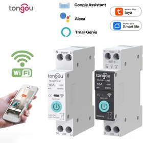 Resim 1 adet, TUYA WiFi Akıllı Anahtar Kesici, Kablosuz Uzaktan Kumanda Mobil Uzaktan Kumanda, Ölçüm Zamanlayıcı Geri Sayım Akıllı Ev, Tuya, Akıllı Hayat 