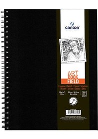 Resim Canson Field Çizim Defteri Spiralli 96G 90 Yaprak 23X30.5 Cm 
