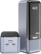 Resim BUFF LABS BP16 145W Dijital Ekranlı 27000 mAh Powerbank, Laptop, Macbook, iPad Taşınabilir Hızlı Şarj Cihazı 