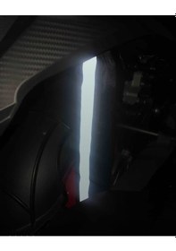 Resim Kymco Xciting 250i Motosiklet Amartisör Reflektörlü Amortisör Kılıfı Siyah 