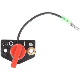 Resim Besthome1 Robin Btl-ey20 Motoru İçin Tek Telli Kesici Anahtar, Siyah-kırmızı, 3.4cm Genişlik, 8cm Kablolu 