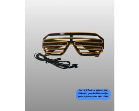 Resim No35 Kutlamalara Renk Katan LED Işıklı Parti Gözlüğü 