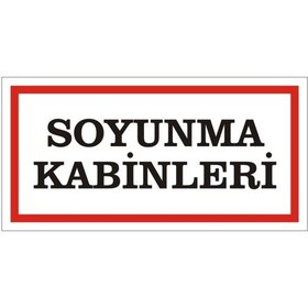 Resim Soyunma Kabinleri Levhası 