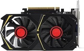 Resim 4GB GDDR5 Oyun Grafik Kartı, 2 Sessiz fanlı 128 Bit GPU, PCIE 2.0, DVI VGA HDMI, 2560x1600 çözünürlük, Yüksek Performans 