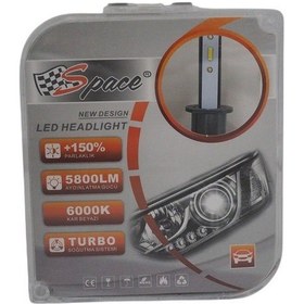 Resim Led far ampulü 6000K 9800LM 12V H1 / LAAM913 