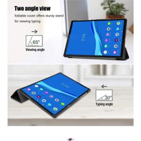 Resim Fuchsia Lenovo Tab M10 Fhd TB-X606F 10.3 Inç 2. Nesil Lenovo Tab M10 Plus Için Ince Hafif Akıllı Kapak M10 Plus TB-X606F - X606X 10,3" Fhd 2024 Kırmızı 