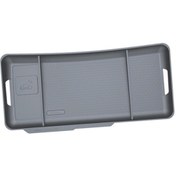 Resim Suntek Tesla Model 3 Y İçin Ekran Arkası Depolama Tepsisi Konsol Düzenleyici Gri 