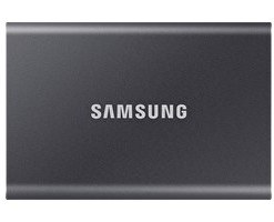 Resim Samsung MU-PC1T0T/WW 1TB T7 USB3.2 GEN2 Type C Gri Taşınabilir SSD 
