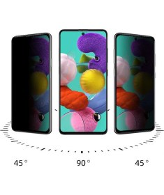 Resim CoverZone Xiaomi Mi 11T Pro 5g ile Uyumlu Security 5d Gizlilik Filtreli Cam Siyah 