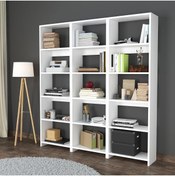 Resim Bimossa Robin Üçlü Kitaplık 146 Cm 