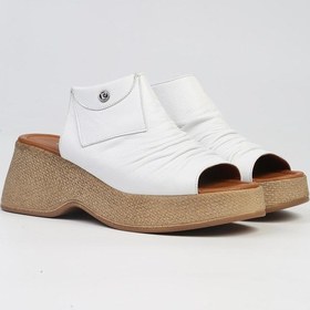 Resim Pierre Cardin Pc-7211- 3807 Beyaz-kadın Topuklu Terlik Beyaz 