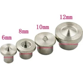Resim Gümüş Yuvarlak 4 Adet Dübel Pimleri Merkez Noktası 6/8/10/12MM Zıvana Merkezi Ağaç Işleme Güç Dropshipping Için Set (Yurt Dışından) 