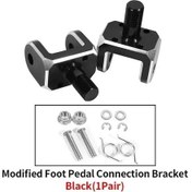 Resim Hightower Sur-ron Light Bee X/s, Talaria Off-road E-bike İçin Siyah 1 Çift Alüminyum Pedal Bağlantı Braketi 